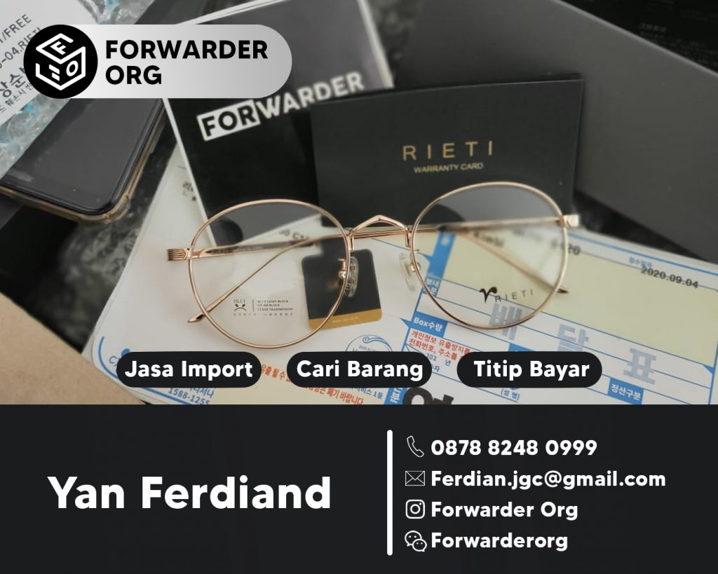 Jasa Import Kacamata atau Sunglasses dari Asia | FORWARDER ORG