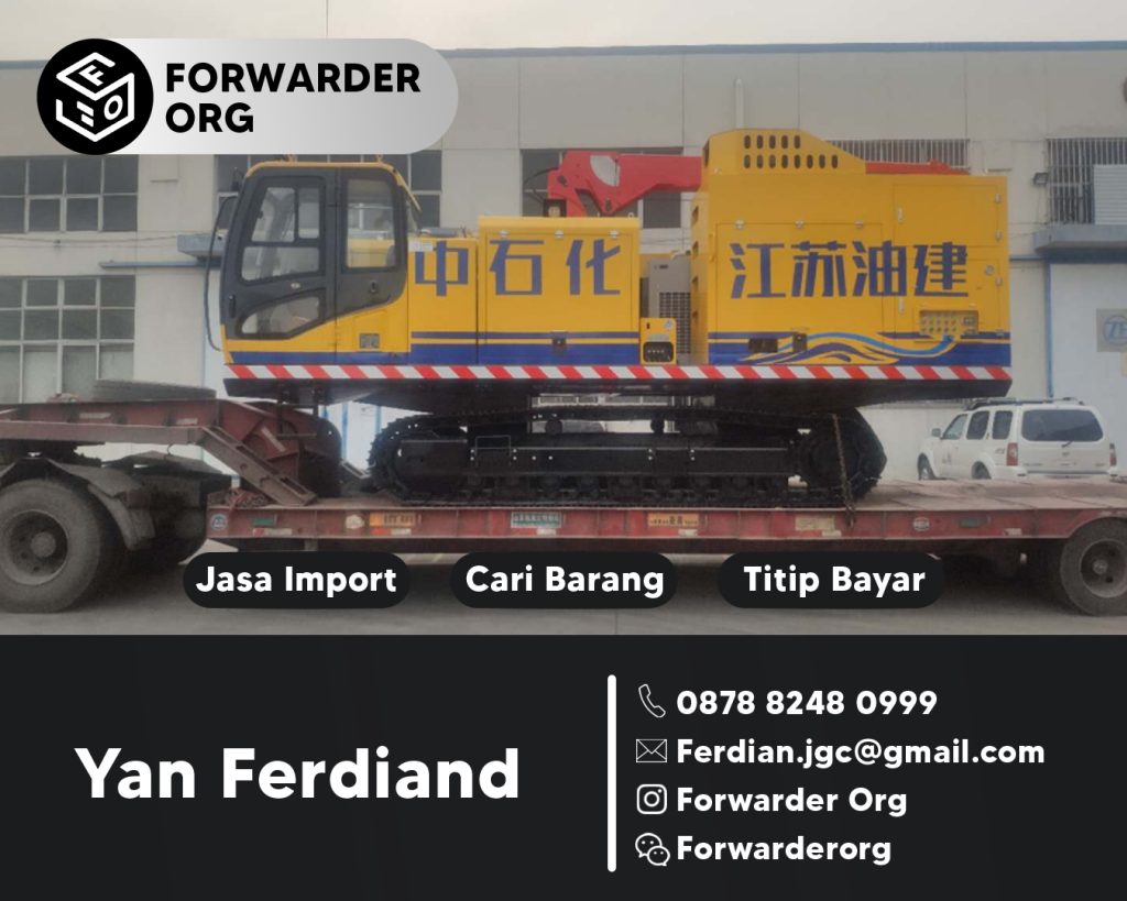 Jasa Import Sparepart Alat Berat FCL dan LCL | FORWARDER ORG